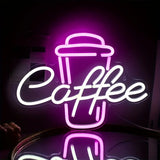 Coffee Led Neon Signs For Wall Decor, For Living Room Bistro Cafe Shop Man Cave Party Led Art Wall Decorative Lights