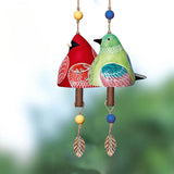 Popxstar  Ceramic wind chimes auspicious hanging decoration Chinese wind chimes creative home birthday gift