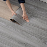 Popxstar Decorative moisture-proof anti fouling self-adhesive wallpaper wood grain background wall bedroom kitchen floor sticker