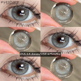 2pcs NEW Colored Contact Lenses Fashion Blue Eyes Lenses Gray Beauty Pupils Brown Eyes Contacts Green Lens 6 Months Use