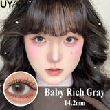 Popxstar  Contact Lenses Cosmetics Lenses Choco Jump Series Eye Color Lens Beauty Black contacts Woman Accesories Natual  Brown lens