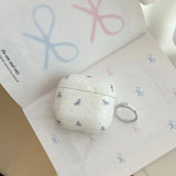 Simple Fresh Bowknot Circular Dots Love Earphone Cover Case For AirPods 1 2 3 4 Cover For Airpods Pro Pro2 Cases with Pendant