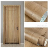 Popxstar 60/80cm Wide Wood Sticker for Furniture Wallpaper PVC Wallstickers DIY Walls Waterproof Door Kitchen Wardrobe Cabinet Decor Film