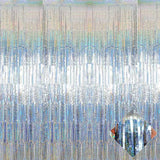 Popxstar Sparkly Colored Party Rain Curtain for Birthday ,Wedding