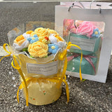 Popxstar  Finished Flower Bouquet Mother's Day Gifts Flower Artificial Flower Gifts Bride Wedding Flower Bouquet Graduations Bouquet Gifts