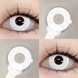 Cosplay Contact lenses Cosmetics Colored Pupils Halloween Cosplay Makeup Black Contact Lenses White Lenses Big Eyes 14.5mm