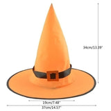 Popxstar Halloween Decoration Outdoor Hanging Lighted Glowing Witch Hat Lights String Battery  Outdoor Yard Tree Decorations