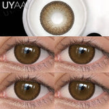 Eye Color Lens Beauty Black Lenses Natural Gray Colored Contact Lenses Big Eye Fashion Eyes Lenses Makeup Green Lens
