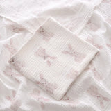 Popxstar 100X100cm Baby Receive Blanket for Newborn Cotton Muslin Swaddle Blanket Bedding Infant Bath Towel Baby Items Mother Kids