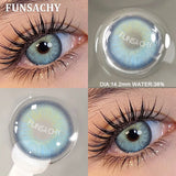 Popxstar  Fashion Colorcon Contact Lenses for Eyes Blue/Green/Brown Natural Lenses 1pair Yearly Cosmetics Pupils Color Eyes Lens