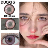Popxstar  1Pair New Contact Lenses for Eye color Lenses Rock Sweetheart Pink Lenses Degree Prescription -0.00to-8.00 Beauty Pupils