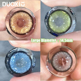 Popxstar  1Pair Green Lenses Color Contact Lenses for Eyes Blue Gray Pupils Cosmetic Diopters Degrees-0.00 to-8.00 Fast Shipping