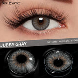 Popxstar New Arrival Bio-essence 1 Pair Gray Lenses for Eyes Color Contacts Lens Fashion Makeup Lenses Blue Pupils for Natural Eyes