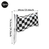 Popxstar  Racing Theme Party Decor Black and White Plaid Wheel Balloon Sport Car Traffic Light Balloon Kids Birthday Racing Party Supplies