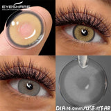 2pcs Natural Colored Contact Lenses Blue Brown Eye Contacts Lenses Gray Makeup EyesLense Yearly Green Beautiful Pupils