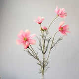 Popxstar spring decor Chamomiles Silk Artificial Flower 60cm Daisy White Fake Flowers Room Wedding Home Table Decorations Party Diy Bouquet Gifts 1PCs