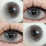 Popxstar  -Daily Disposable 10PCS Colored Contact Lenses for Eyes Myopia Lens Beauty Pupils Eye Lenses Fashion Blue Purple Lenses