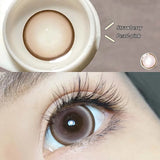 Popxstar 2PCS/Pair Big Lenses Pearl Series Color Contact Lenses For Eyes Blue Purple Pink Black Gray Beauty Pupils 14.5mm Lenses