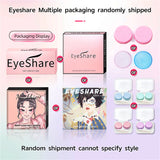 Popxstar 1 Pair Natural Colored Contact Lenses for Eyes Gray Eye Lens Fashion Blue Lenses Cosmetic Brown Eyes Contacts Yearly