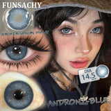 1 Pair NEW Colored Pupils Makeup Green Contact Lenses Beauty Women Colored Pupils Cosmetic Brown Natural Lenses Yearly