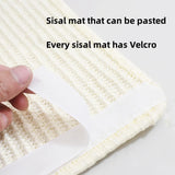 Popxstar  Pet Cat Scratching Board Natural Sisal Cat Scratcher Blanket Post Mat Pet Toy for Protecting Furniture Foot Sofa Cushion
