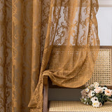 French Lace Gauze Curtains Princess-style Drapes for Living Room Dining Room Elegant Solid White Window Ruffled Tulle Curtains