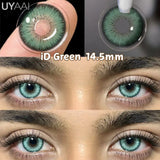 Color Contact Lenses NEW iD Series Beauty Green Lens Makeup Colorcon Fashion Black Eyes Lens Natural Brown Lenses For Eyes