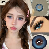 Popxstar NEW Cosplay Colored Contact Lenses for Eyes Anime Purple Lenses Cosmetic Blue Eye Contacts Brown Natural Fashion Lenses