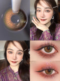 Popxstar Color Contact Lenses with Diopters Korean Eye Contacts Lenses Colorcon Black Lenses High Quality Natural Optical Lenses