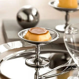 Popxstar Containerss Stainless Steel Ice Cream Cup Multi-Function Silver Snacks Storage Cup Fashion Tall Fruit Bowl Party Bar