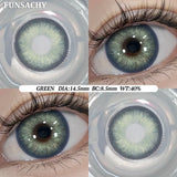 Popxstar  1Pair Colorcon Korean Lenses Color Contact Lenses For Eyes Natural Brown Soft Lens Gray Eye Contacts Makeup Cosmetic