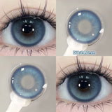 Popxstar  1 Pair(2pcs) Brown Beauty Colored Contact Lenses for Eyes Purple Halloween Lens Big Eye Lens Natural Look Gray Blue Lens