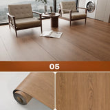 Self-Adhesive 3D Thicken Wood Grain Floor Wallpaper House Renovate Peel And Stick Wallpaper Waterproof Anti-Slip Floor Stickers