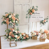Popxstar Artificial Flowers For Wedding Decoration Party Stage Display Cornor Flowers Backdrop Home Festival Decor Floral Ball