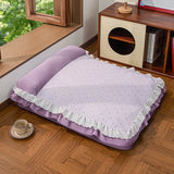 New Kawaii Pet Cat Bed Washable Small Dog House Nest Sofa Cat Mat All Seasons Dog Beds for Medium Dogs