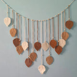 popxstar New Boho Home Decor Macrame Tapestry Macrame Leaf Feather Wall Hanging Decor For Living Room Bedroom Boho Wall Art Home Decor