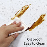 Popxstar 80CM Kitchen Oil-proof Sticker High Temperature Resistance Waterproof Self-adhesive Wall Stickers Wall Decor Kitchen Wallpaper