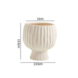 Popxstar  Ceramics Nordic Vase Flower Vase Bedroom Kitchen Tabletop Vase Modern Decorative Vase Ceramic Vase Home Ramadan Decoration Vase