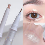 Popxstar Glitter Diamond Eyeliner Pencil Highlighter Glitter Eye Shadow Lying Silkworm Pen Makeup Beauty Female Cosmetic Korean Make Up