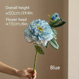 Peony Simulation Flowers, Home And Living Room Artificial Flower Decorations, Dining Table Dried Flower Bouquet Decoration