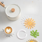Popxstar  Daisy Heat Insulation mat Table cup pad Table decoration and accessories DIY Home Tableware Coffee Cups Holder table decorations