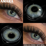Popxstar  Fashion Colored Contact Lenses Natural Brown Eye Lens Gray Contact Eye Lenses Blue Lenses Contacts for Dark Eyes