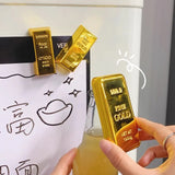 Popxstar Gold Bar Refrigerator Magnet Personality Creative Creation Interesting 2024 New Beer Bottle Opener Opener Refrigerator Magnet