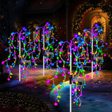 Popxstar  Outdoor LED Firework Christmas Decor Solar Lights Waterproof Garden Party Fairy Solar Lights for Landscape Lawn Pathway Patio