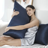 Popxstar 100% Natural Mulberry Silk Pillowcase Luxury 6A 25 Momme Pillow Cases for Hair and Skin With Hidden Zipper Pillow Cover