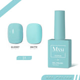 popxstar Mxsi 15ml Gel Nail Polish Neon Brown Royal Blue Red Green Pastal Nude Nail Art Varnish Gel Lacquer Top Coat UV Gel Nail Not Set