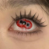 Dicoria Cosplay Halloween Scary Contact Lenses Crazy Mini Sclera Softlens 14.5mm