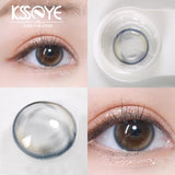 Popxstar 2Pcs Eyes Contacts Lenses with Diopter Fashion Soft Myopia Colored Lenses for Eyes Makeup Diameter 14.2mm Fast Shipping