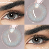 Popxstar  Blue Contact Lenses Colored Contacts for Eyes 1 pair Brown Eye Lenses Gray Lenses Yearly Cosmetic Makeup Eye Contacts