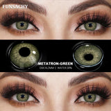 Popxstar  1 pair Colored Lens Natural Korean Contact Lenses Grey Eyes Pupils Cosmetics Fashion Soft Contacts Lens Makeup Lenses